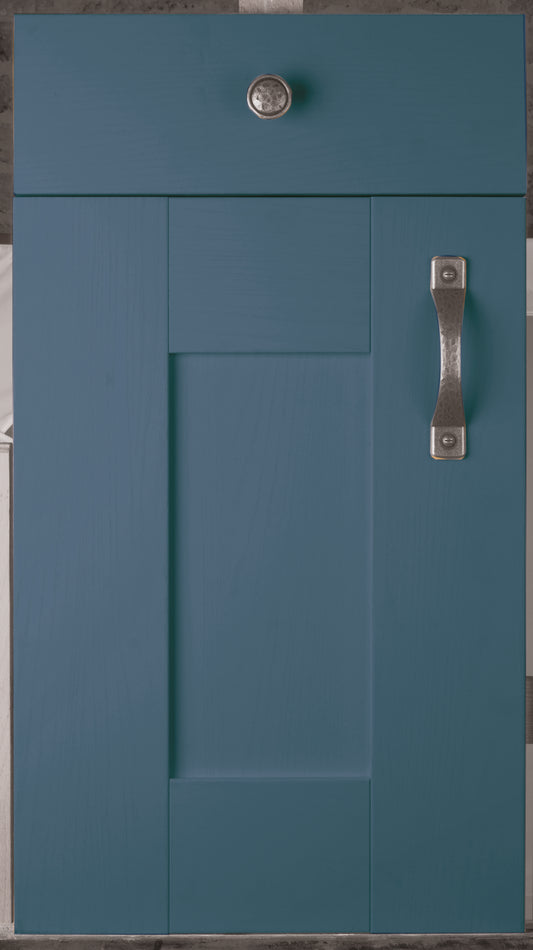 Oak grain azure blue