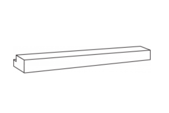 Woodgrain multi purpose rail